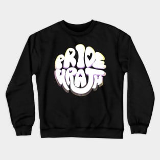 Pride and Wrath (Enby / Non-Binary Pride) Crewneck Sweatshirt